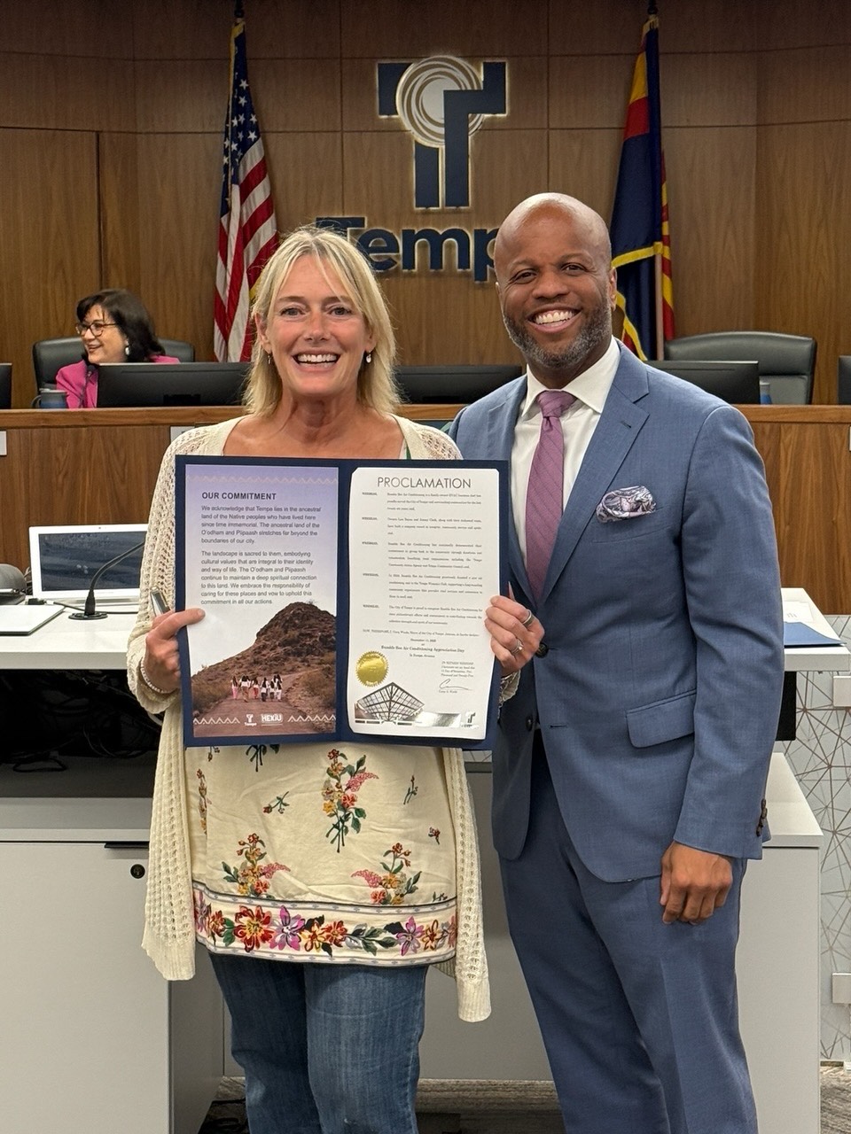 Lisa Bayne of Bumble Bee Air in Tempe Chamber